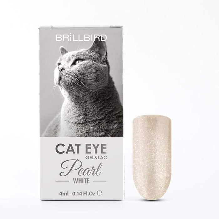 Cat eye Extra Pearl White