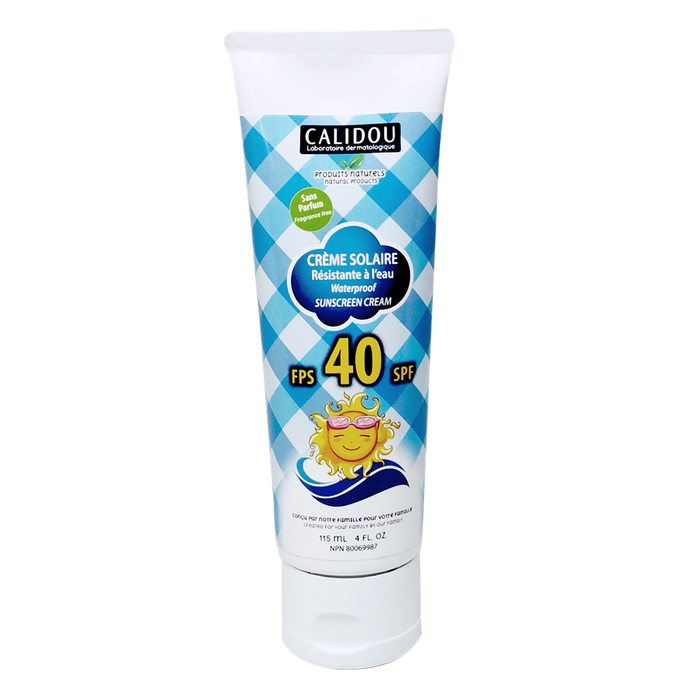 Crème Solaire Spf 40 Calidou