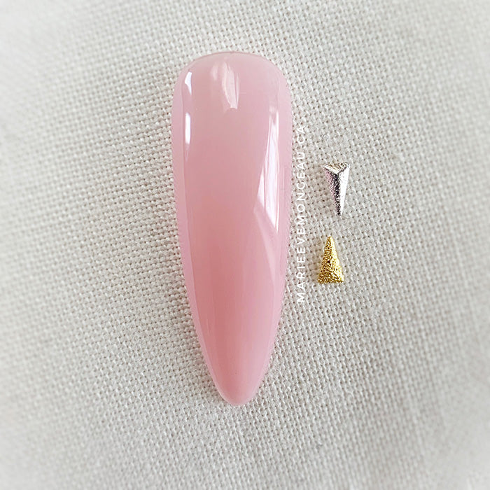 Bijoux | Triangle Allongé Givré Or Et Argent