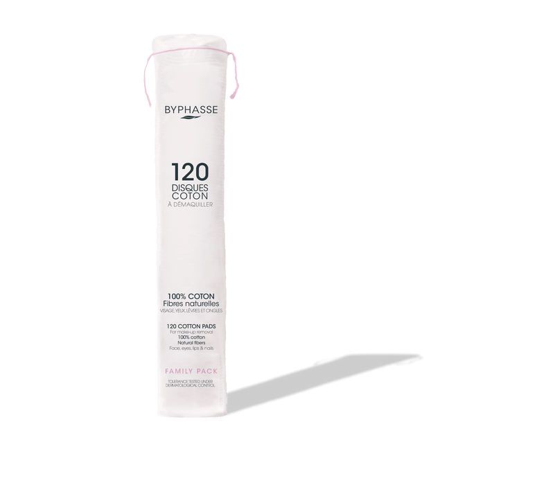 Disques Coton Démaquillants Byphasse 120u.