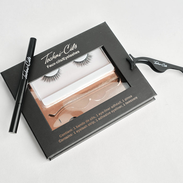 Ensemble cils à bande
