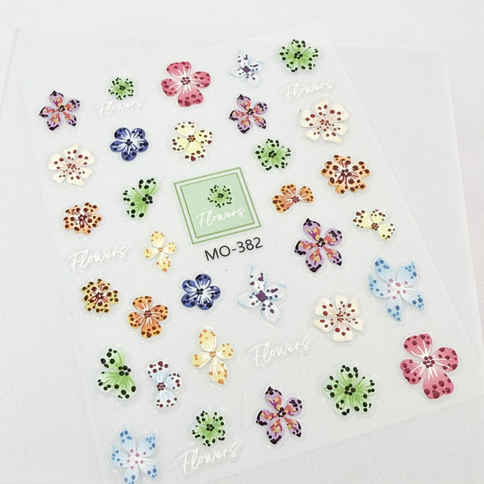 Autocollant Fleur 3D
