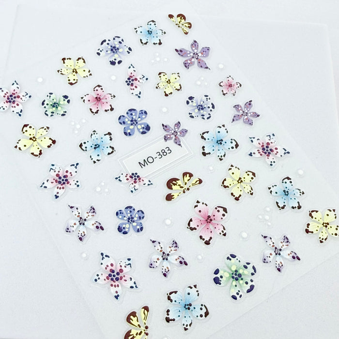 Autocollant Fleur 3D