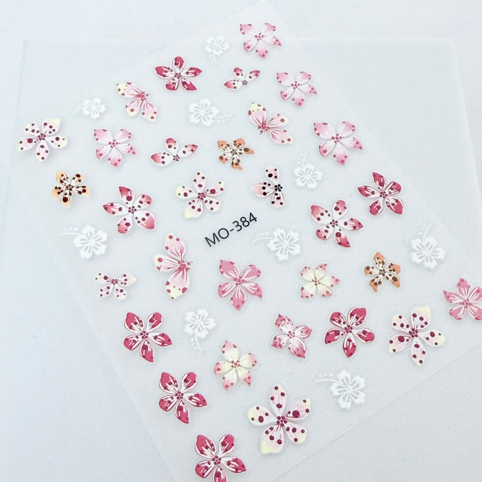 Autocollant Fleur 3D