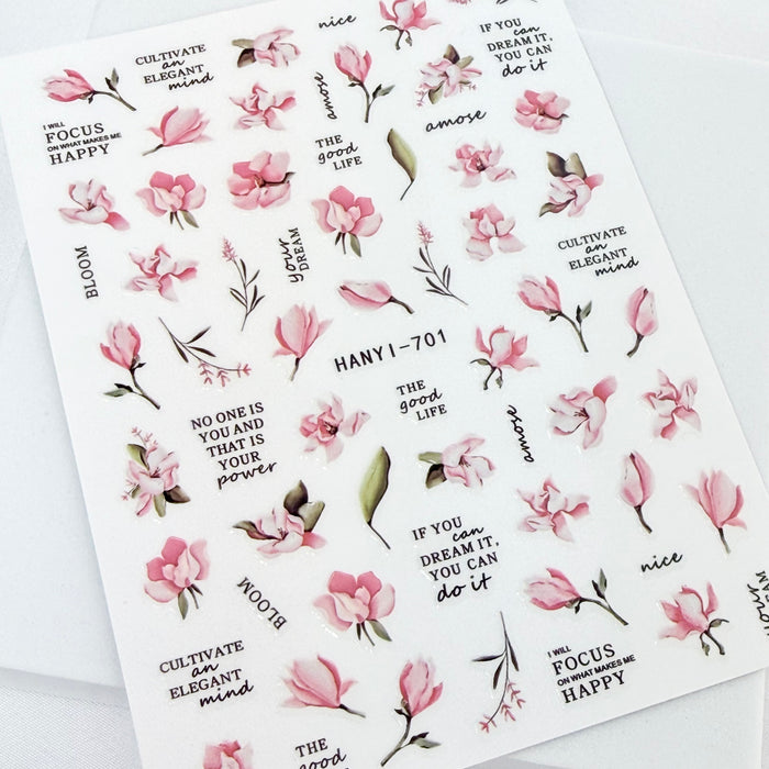 Autocollant Fleur Printemps