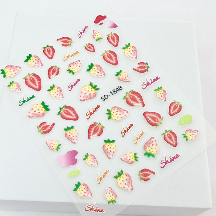 Autocollant Fraise