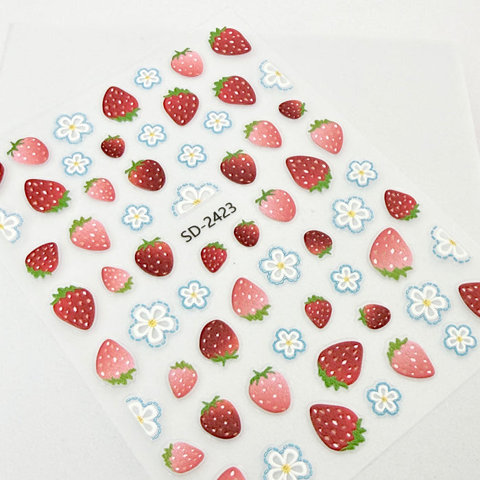 Autocollant Fraise