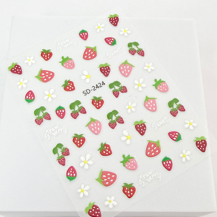 Autocollant Fraise