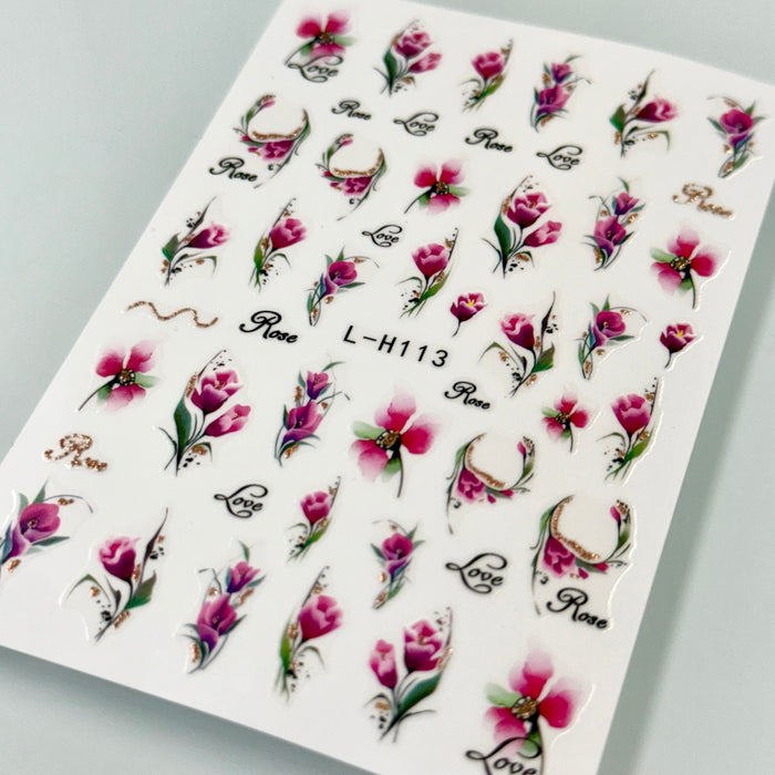 Autocollant Fleur Printemps