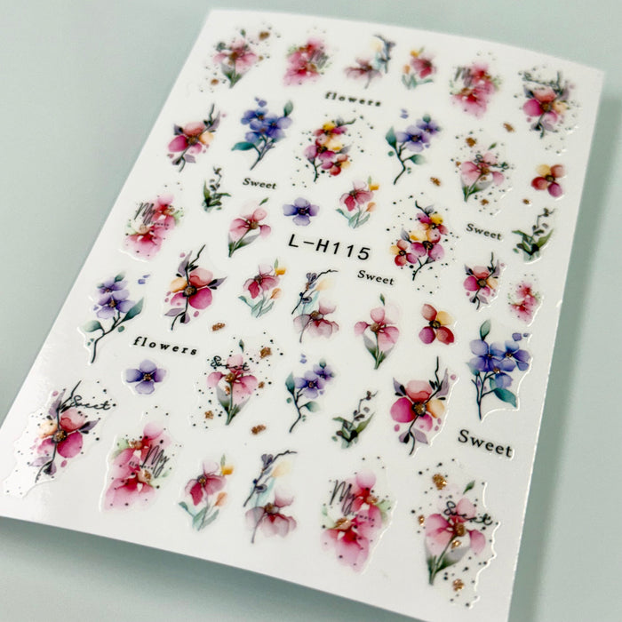Autocollant Fleur Printemps