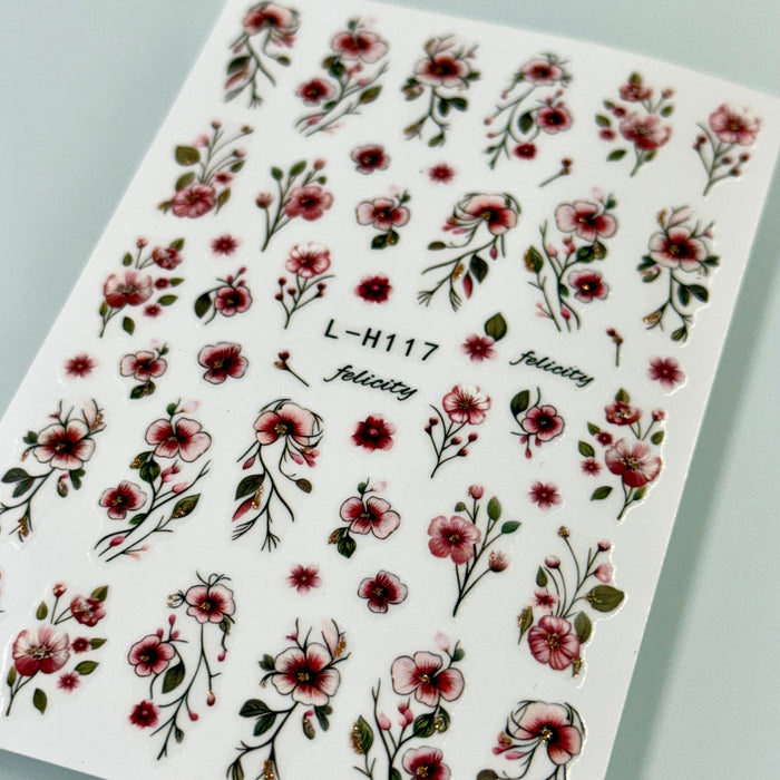 Autocollant Fleur Printemps