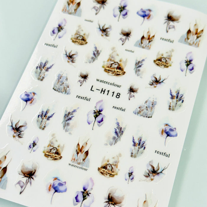 Autocollant Fleur Printemps