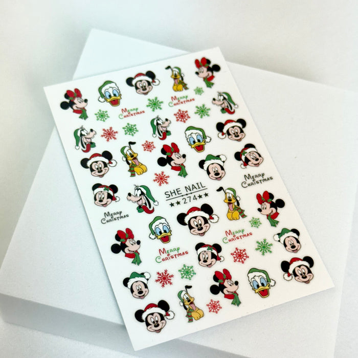 Autocollant Noël Disney