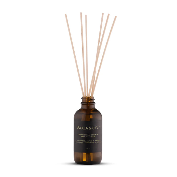 DIFFUSEUR À ROSEAUX | Tangerine, Santal & Ambre