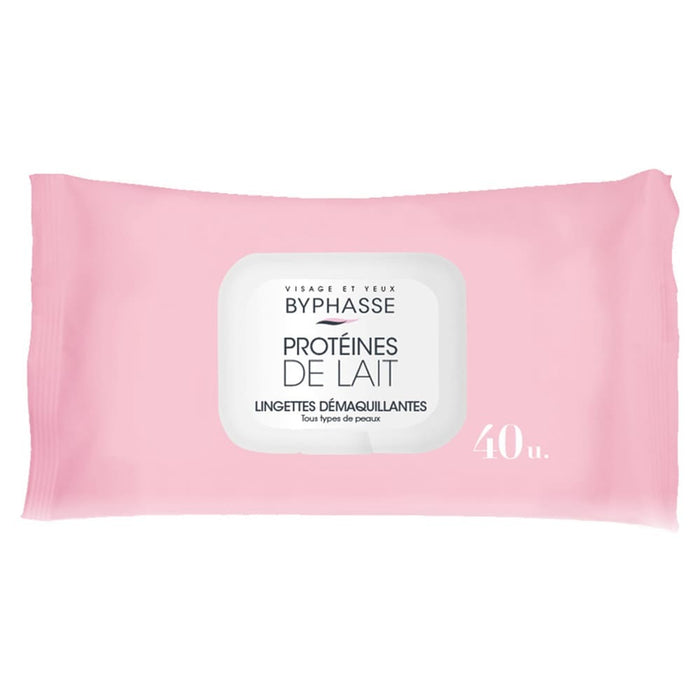 Lingettes Démaquillantes Byphasse | Protéines de Lait