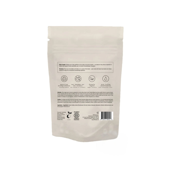 Pastilles vapeur de douche (Sachet de 8) | EUCALYPTUS