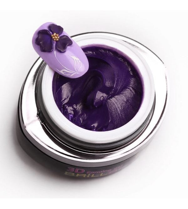 3D forming gel Dark purple