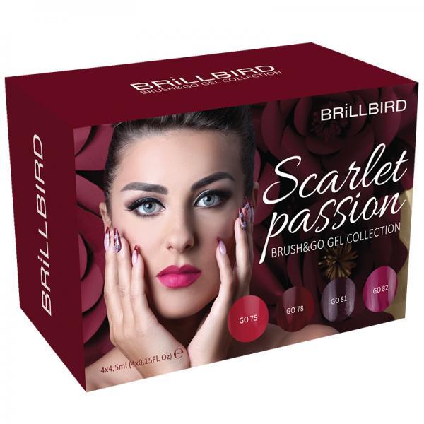 Kit gel Brush & Go Scarlett Passion